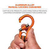 3110F(X) Tool & Equipment Extended Dual Carabiner-10lb