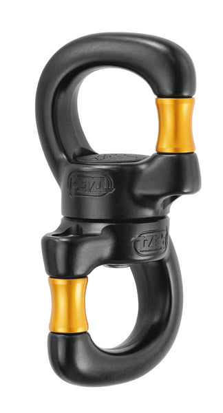 Petzl SWIVEL OPEN gated SWIVEL with sealed ball bearings, NFPA