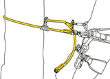 MICROFLIP flipline lanyard for arborists, wire-core