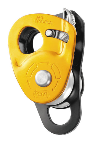 JAG TRAXION lightweight, double progress capture pulley, NFPA